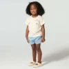 Camisas de manga curta com bolso tipo «garden» para meninas (Criança/Bebé/Jovem)