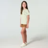 Camisas de manga curta com bolso tipo «garden» para meninas (Criança/Bebé/Jovem)