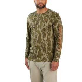 Camisas de manguitos camufladas Force Sun Defender UPF 50+ para homem - Camisas de proteção solar