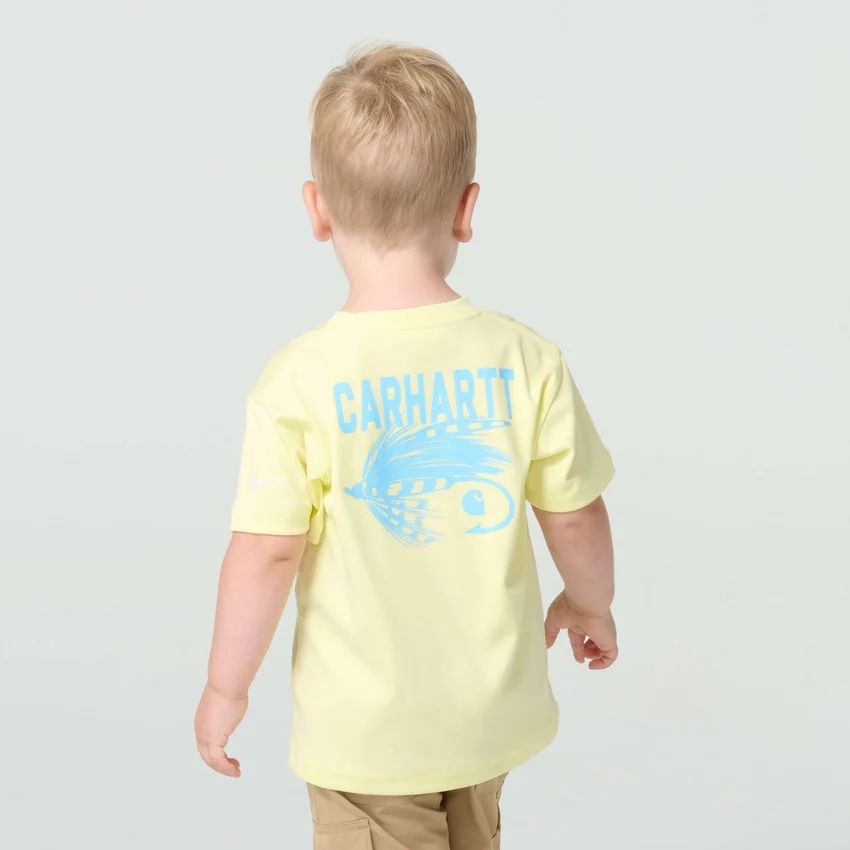 Camisas de manguitos curtos Force Sun Defender™ Heather para rapazes (crianças/bebés)