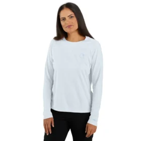Camisas de manguitos longos Force Sun Defender UPF 50+ para mulher - Camisas de proteção solar
