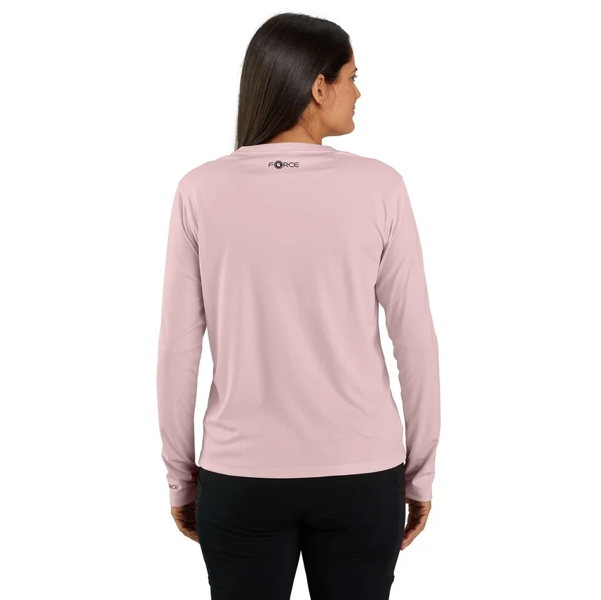 Camisas de manguitos longos Force Sun Defender UPF 50+ para mulher - Camisas de proteção solar