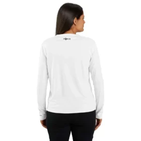 Camisas de manguitos longos Force Sun Defender UPF 50+ para mulher – Camisas de proteção solar