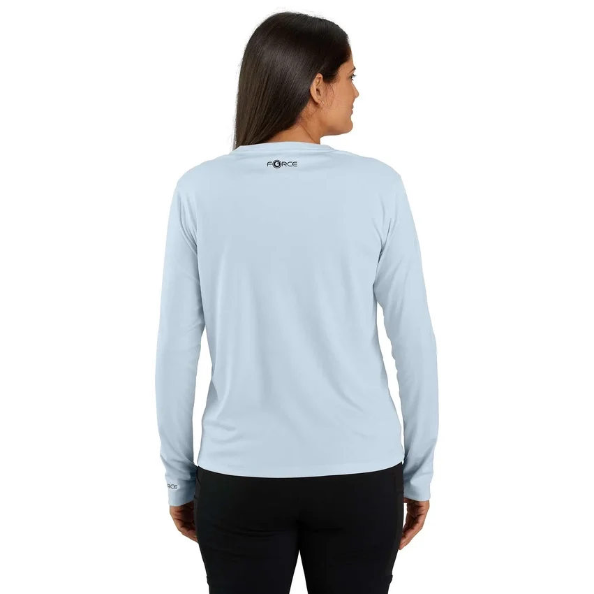 Camisas de manguitos longos Force Sun Defender UPF 50+ para mulher - Camisas de proteção solar