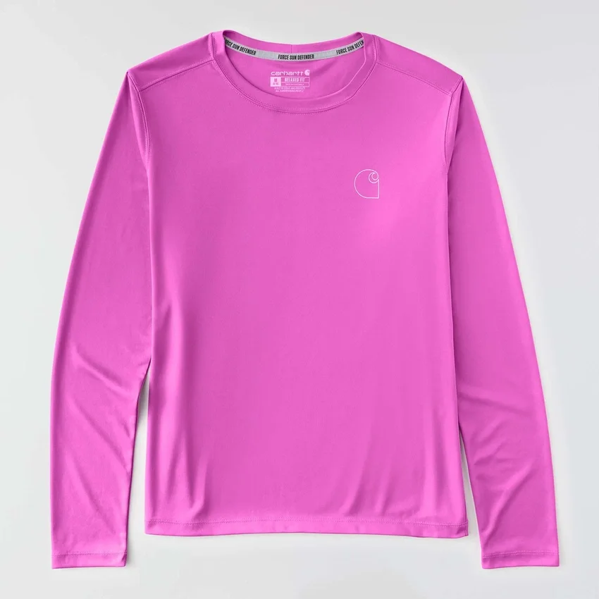 Camisas de manguitos longos Force Sun Defender UPF 50+ para mulher - Camisas de proteção solar