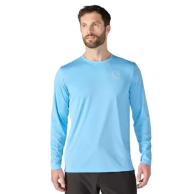 Camisas de manguitos longos leves para homem Force Sun Defender com UPF 50+, que absorve a humidade – Camisas de proteção solar