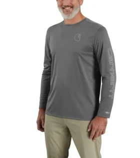 Camisas de manguitos longos leves para homem Force Sun Defender com UPF 50+, que absorve a humidade – Camisas de proteção solar