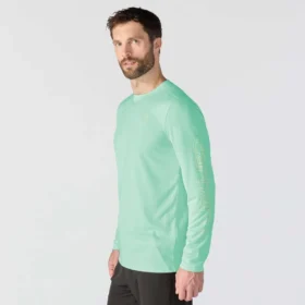 Camisas de manguitos longos leves para homem Force Sun Defender com UPF 50+, que absorve a humidade – Camisas de proteção solar