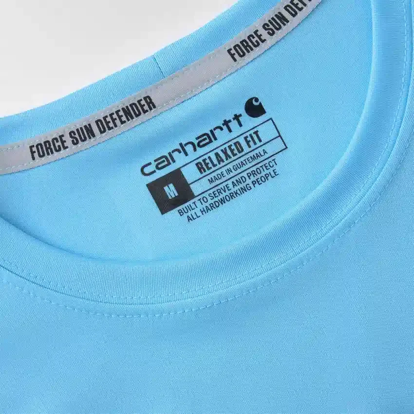 Camisas de manguitos longos leves para homem Force Sun Defender com UPF 50+, que absorve a humidade – Camisas de proteção solar