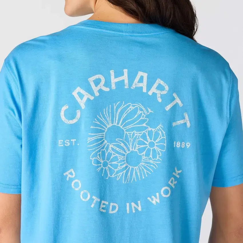 Camisas femininas de corte largo e leves com padrão floral em Tencel