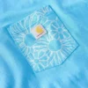 Camisas femininas de corte largo e leves com padrão floral em Tencel