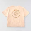 Camisas femininas de corte largo e leves com padrão floral em Tencel