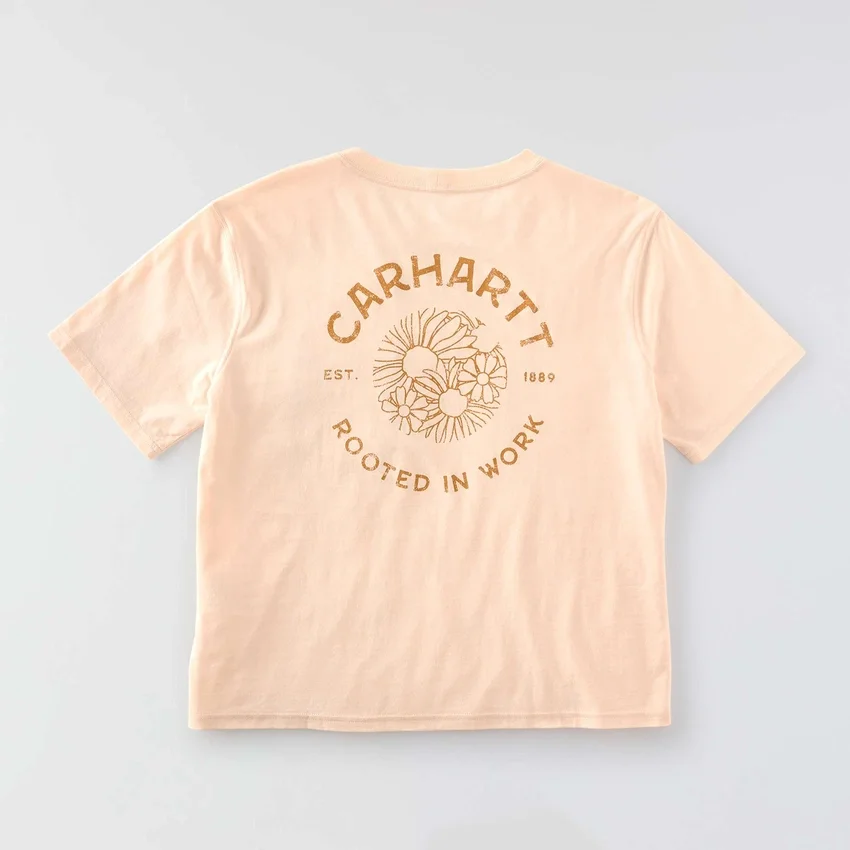 Camisas femininas de corte largo e leves com padrão floral em Tencel