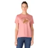 Camisas femininas Irvine de corte descontraído com grafismo de cavalo