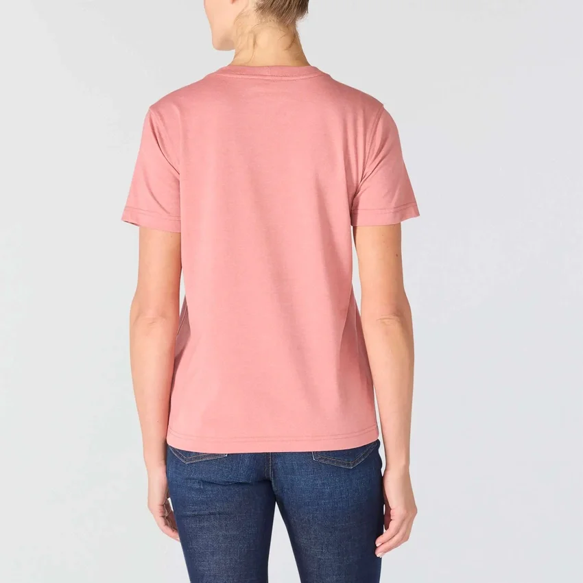 Camisas femininas Irvine de corte descontraído com grafismo de cavalo