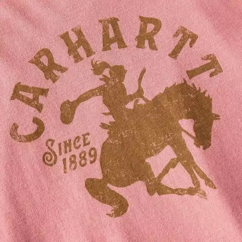 Camisas femininas Irvine de corte descontraído com grafismo de cavalo