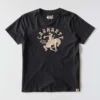Camisas femininas Irvine de corte descontraído com grafismo de cavalo