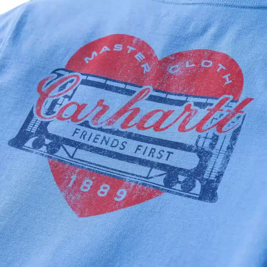 Camisas femininas Irvine de corte descontraído com grafismo «Heritage Heart»