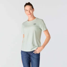 Camisas femininas Irvine de corte descontraído com grafismo «Heritage Heart»