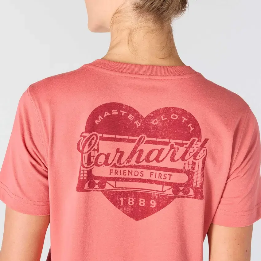 Camisas femininas Irvine de corte descontraído com grafismo «Heritage Heart»