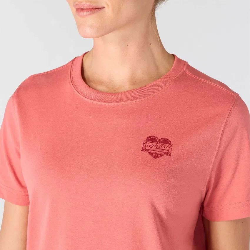 Camisas femininas Irvine de corte descontraído com grafismo «Heritage Heart»