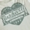 Camisas femininas Irvine de corte descontraído com grafismo «Heritage Heart»