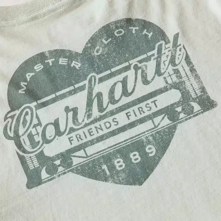Camisas femininas Irvine de corte descontraído com grafismo «Heritage Heart»