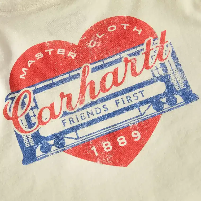 Camisas femininas Irvine de corte descontraído com grafismo «Heritage Heart»