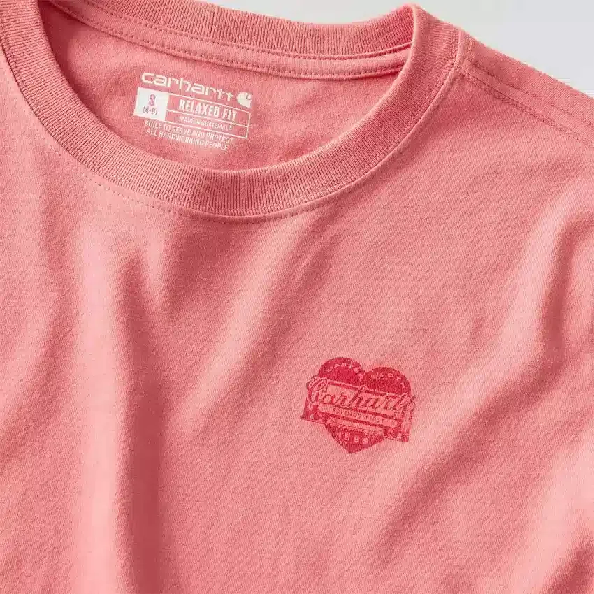 Camisas femininas Irvine de corte descontraído com grafismo «Heritage Heart»