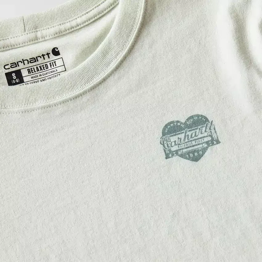Camisas femininas Irvine de corte descontraído com grafismo «Heritage Heart»