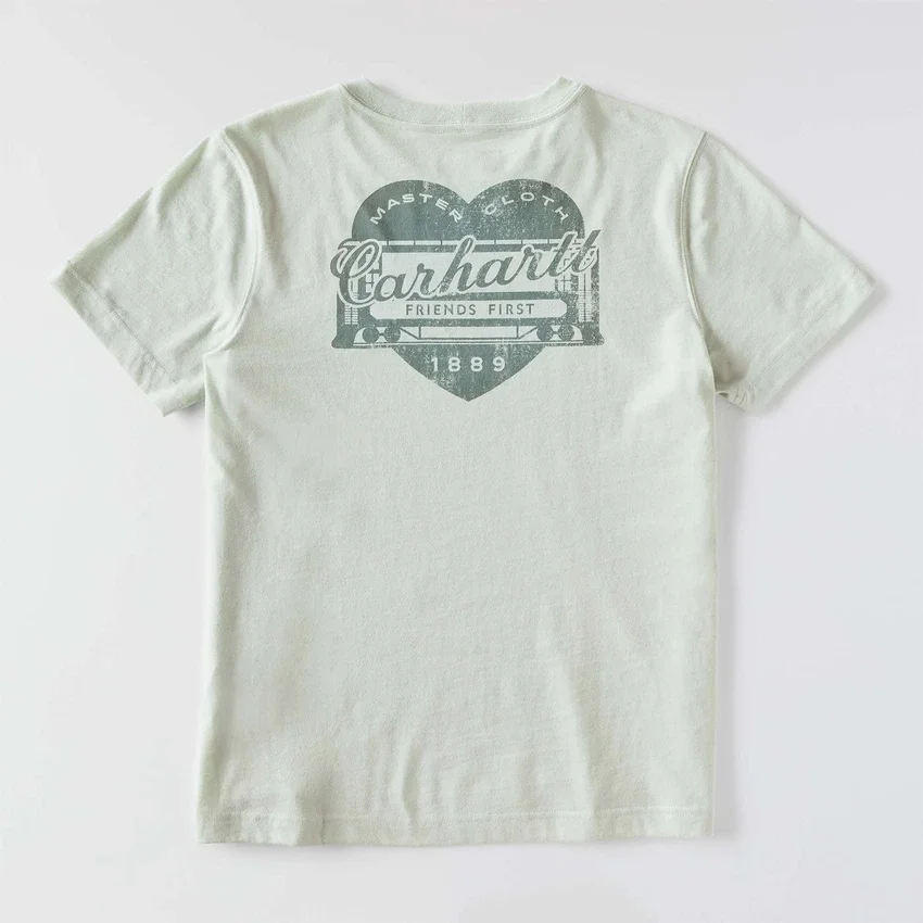 Camisas femininas Irvine de corte descontraído com grafismo «Heritage Heart»