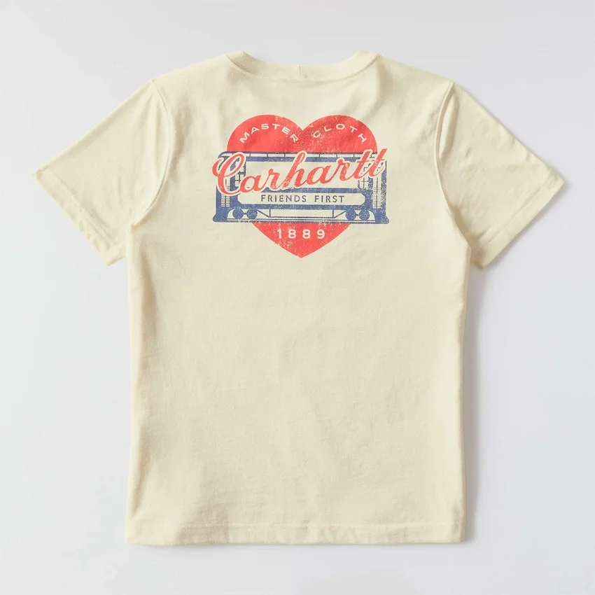 Camisas femininas Irvine de corte descontraído com grafismo «Heritage Heart»
