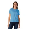 Camisas femininas Irvine de corte descontraído e respirável com bolsos