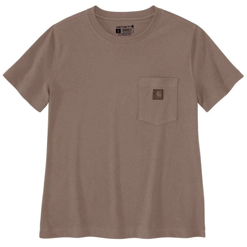 Camisas femininas Irvine de corte descontraído e respirável com bolsos