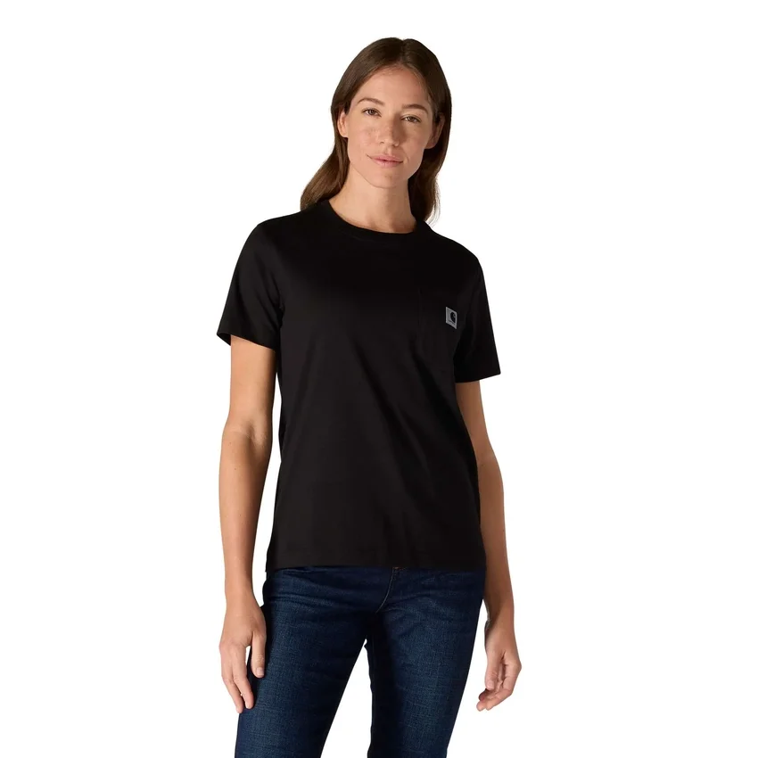 Camisas femininas Irvine de corte descontraído e respirável com bolsos