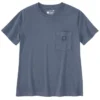 Camisas femininas Irvine de corte descontraído e respirável com bolsos