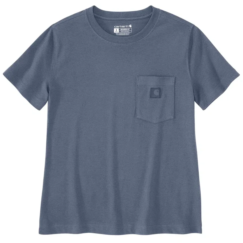 Camisas femininas Irvine de corte descontraído e respirável com bolsos