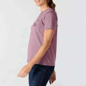 Camisas femininas Irvine de corte descontraído e respirável com bolsos