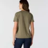 Camisas femininas Irvine de corte descontraído e respirável com bolsos