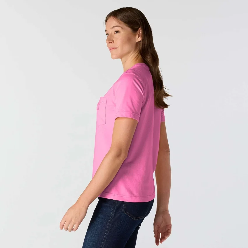 Camisas femininas Irvine de corte descontraído e respirável com bolsos