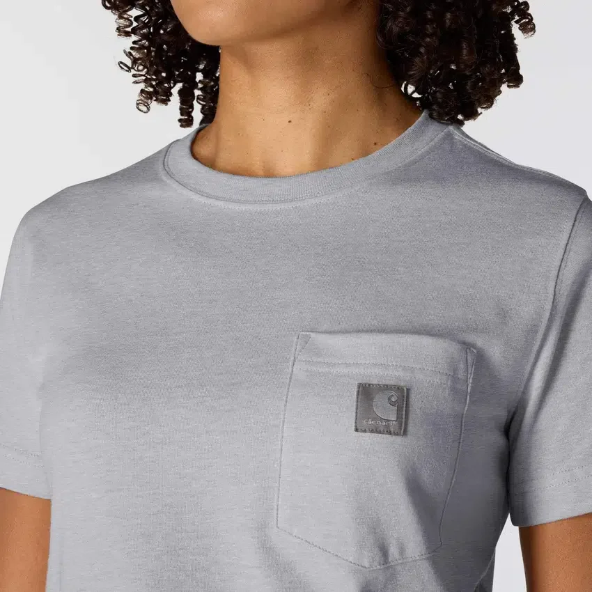 Camisas femininas Irvine de corte descontraído e respirável com bolsos