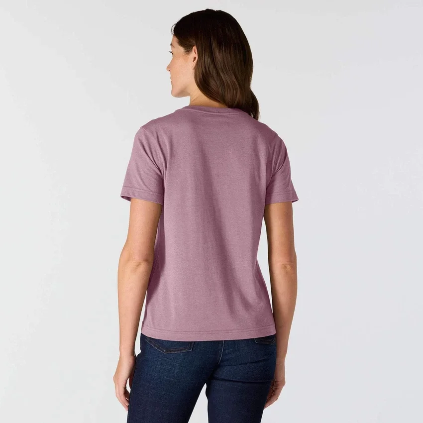 Camisas femininas Irvine de corte descontraído e respirável com bolsos