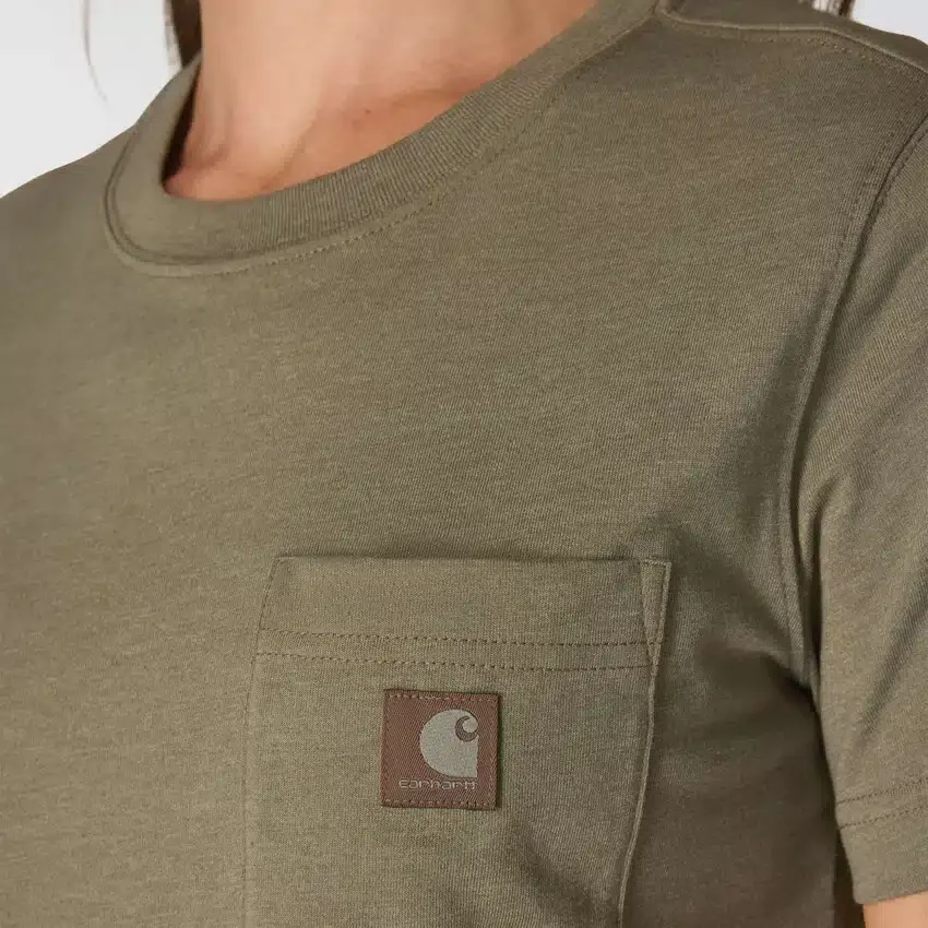 Camisas femininas Irvine de corte descontraído e respirável com bolsos