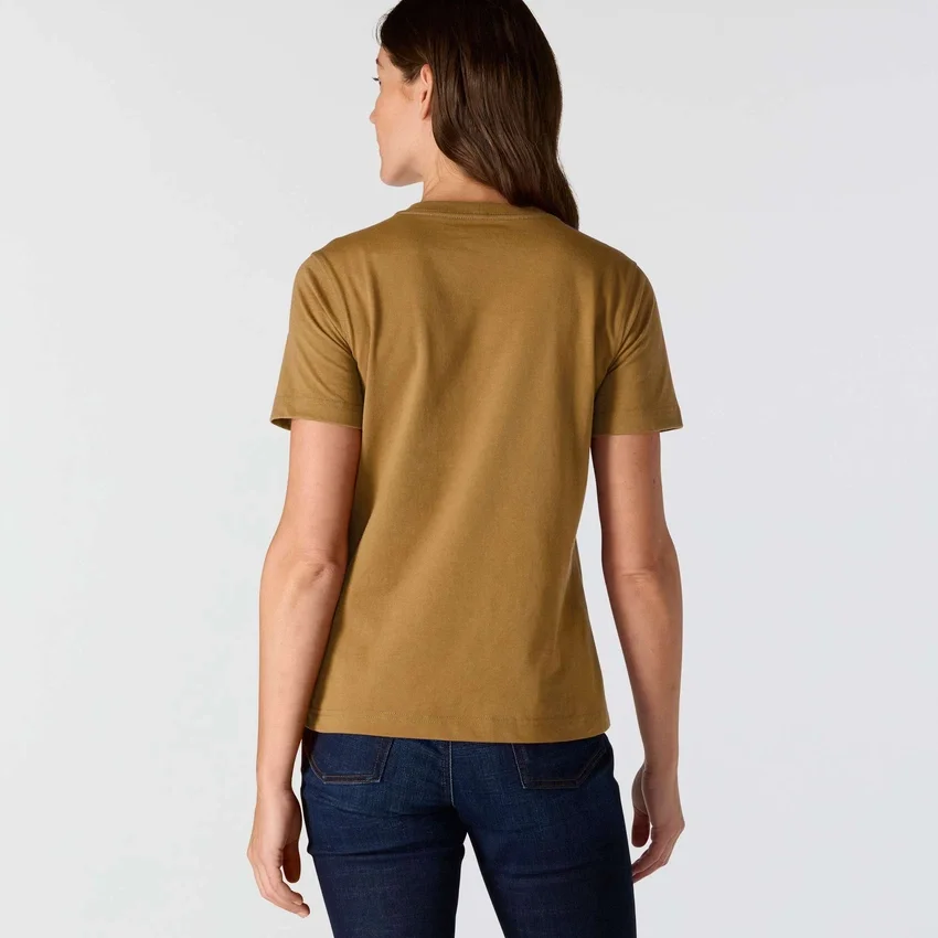 Camisas femininas Irvine de corte descontraído e respirável com bolsos
