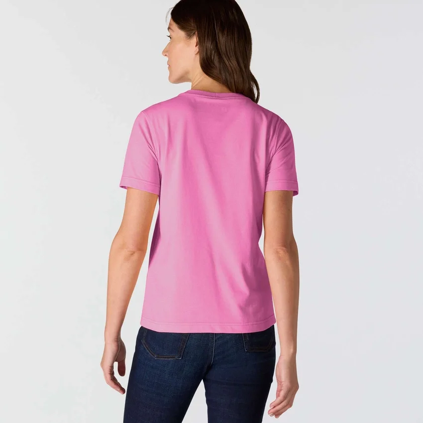 Camisas femininas Irvine de corte descontraído e respirável com bolsos