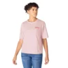 Camisas femininas leves em Tencel com estampado de bandeira em forma de penant