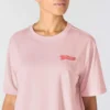 Camisas femininas leves em Tencel com estampado de bandeira em forma de penant