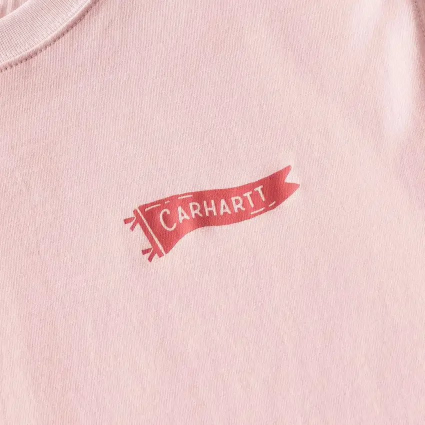 Camisas femininas leves em Tencel com estampado de bandeira em forma de penant