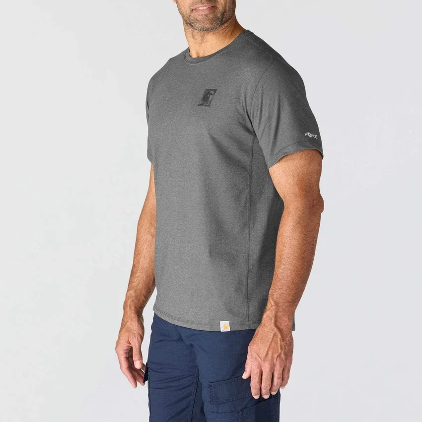 Camisas Force respiráveis com logótipo e absorção de humidade