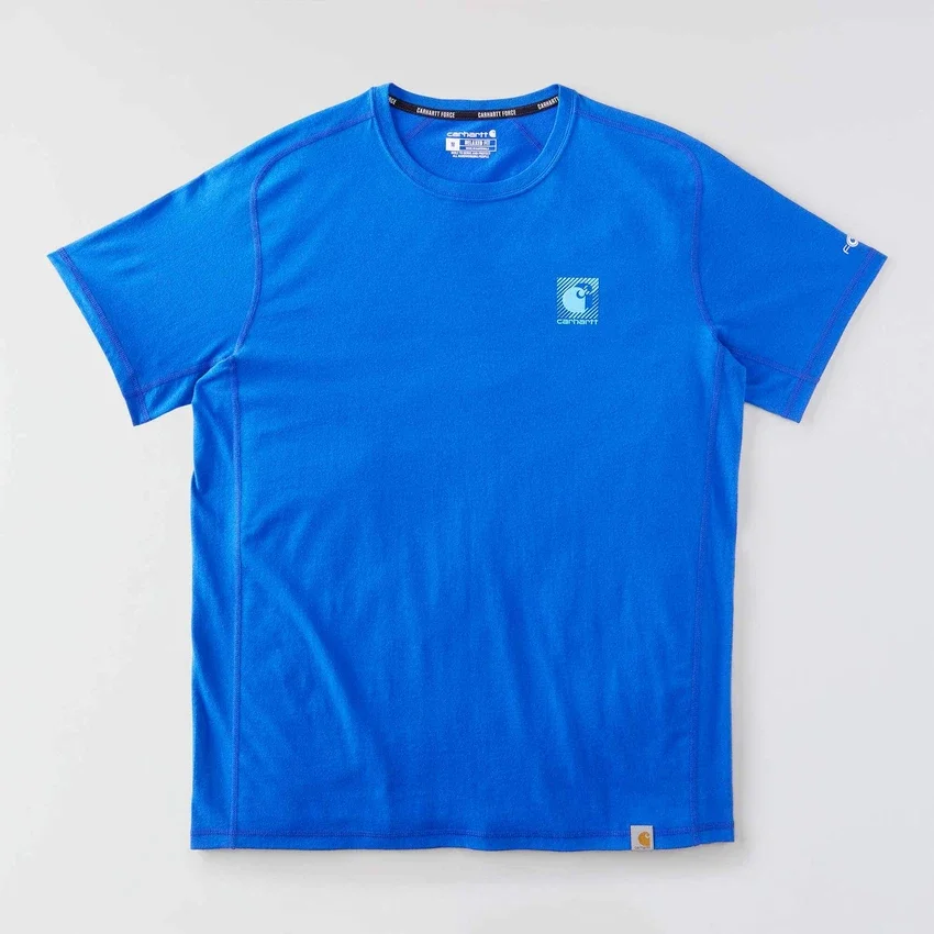 Camisas Force respiráveis com logótipo e absorção de humidade